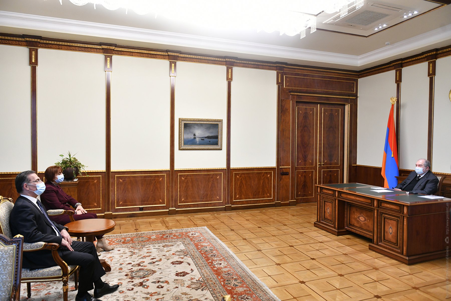 Արմեն Սարգսյանը հանդիպել է «Ժառանգություն» կուսակցության ներկայացուցիչների հետ