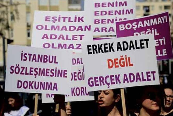 Թուրքիայում կանայք բողոքի ցույցեր կիրականացնեն Ստամբուլի կոնվենցիայից դուրս գալու որոշման դեմ