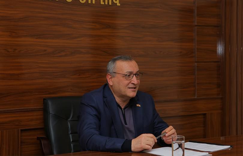 Արցախի ԱԺ նախագահն այցելել է Հայաստանում Արցախի կառավարության օպերատիվ շտաբ