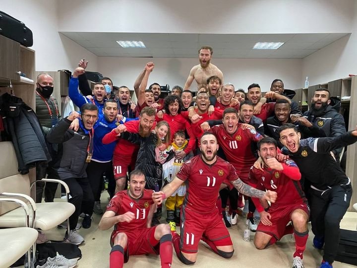 Հայաստանի ֆուտբոլի հավաքականը՝ 2-0 հաղթանակից հետո