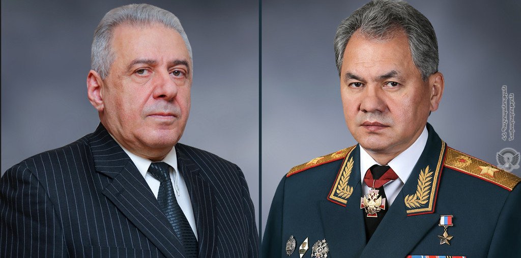 Վաղարշակ Հարությունյանն ու Սերգեյ Շոյգուն քննարկել են հայ-ռուսական ռազմական համագործակցության հարցերը