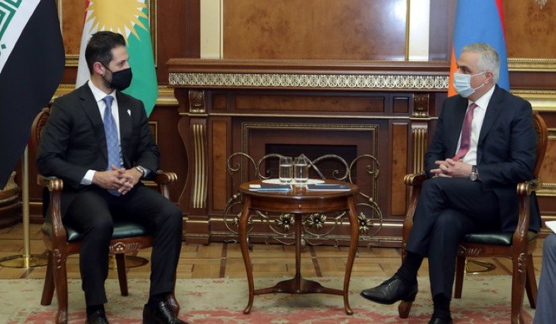 Մհեր Գրիգորյանը Իրաքյան Քրդստանի փոխվարչապետին է ներկայացրել ՀՀ-ում բիզնես գործունեություն ծավալելու առավելությունները