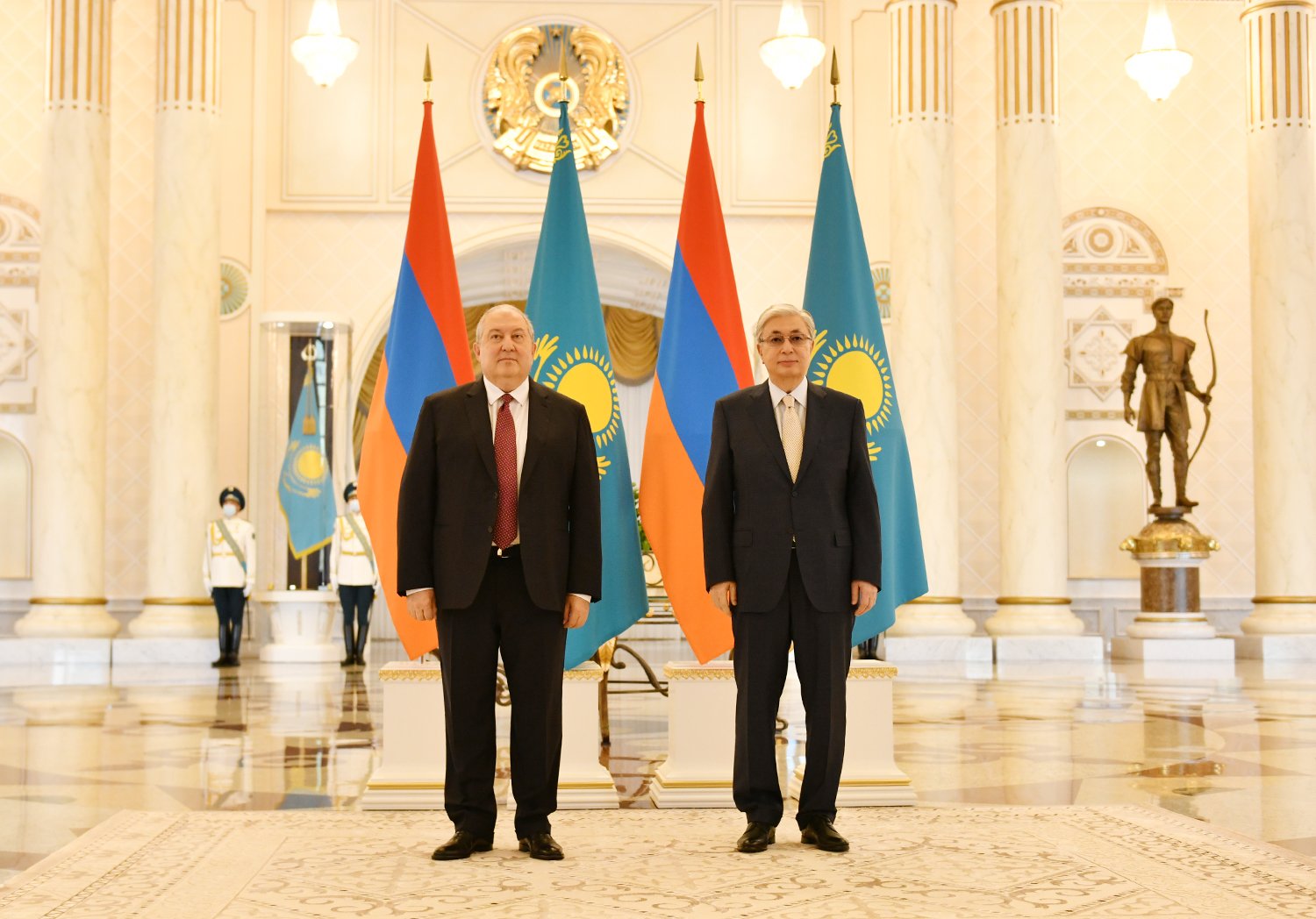 Նուր-Սուլթանում տեղի է ունեցել Հայաստանի և Ղազախստանի նախագահների հանդիպումը
