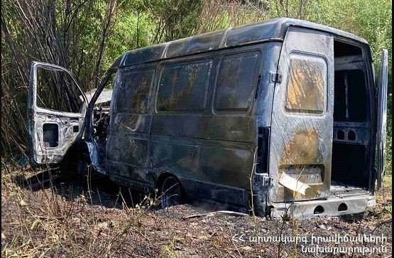 Երևան-Իջևան ավտոճանապարհին այրվել է ավտոմեքենա․ կան տուժածներ