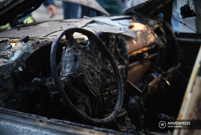 Վանաձոր-Ալավերդի ավտոճանապարհին ավտոմեքենա է այրվել