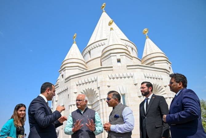 Խդր Հաջոյանը հնդիկ պատգամավորի և դիվանագետների հետ այցելել է Հայաստանում եզդիների Ակնալիճ հոգևոր կենտրոն