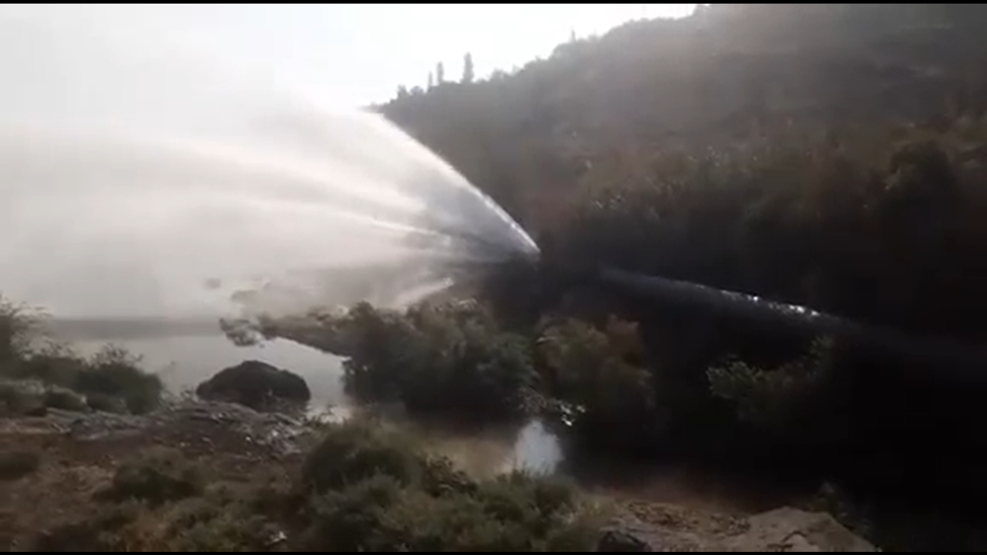 Վթարվել է «Արզնի 2-Երևան» մայրուղային ջրատարը․ Տեսանյութ