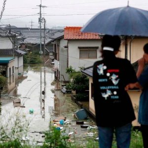 Ճապոնիայում անձրևների պատճառով շուրջ 1.2 մլն մարդ տարհանման վտանգի առաջ է