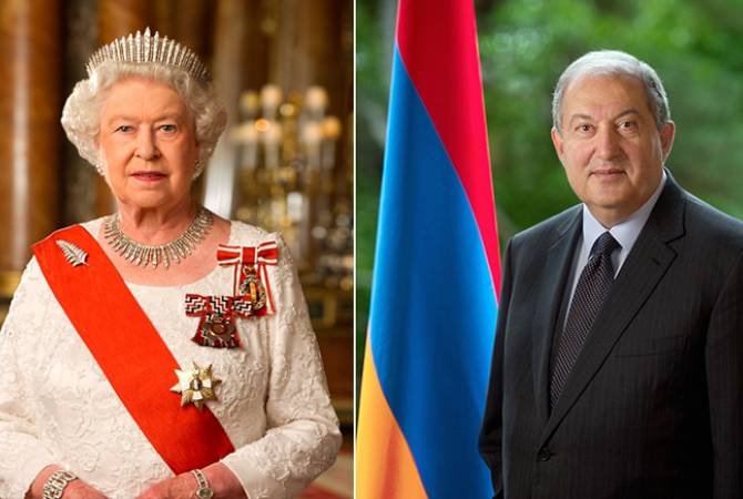 Անկախության տոնի առթիվ նախագահ Արմեն Սարգսյանին շնորհավորական ուղերձ է հղել թագուհի Եղիսաբեթ Երկրորդը