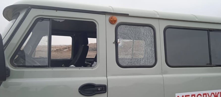 Առավոտյան 9-ին  ադրբեջանական ԶՈՒ-ն կրակ է բացել Արցախի ՊԲ ստորաբաժանման սանիտարական մեքենայի ուղղությամբ