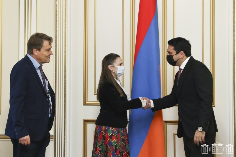 ՀՀ ԱԺ նախագահ Ալեն Սիմոնյանն ընդունել է ԵԽԽՎ մոնիտորինգի հանձնաժողովի Հայաստանի հարցերով համազեկուցողներին