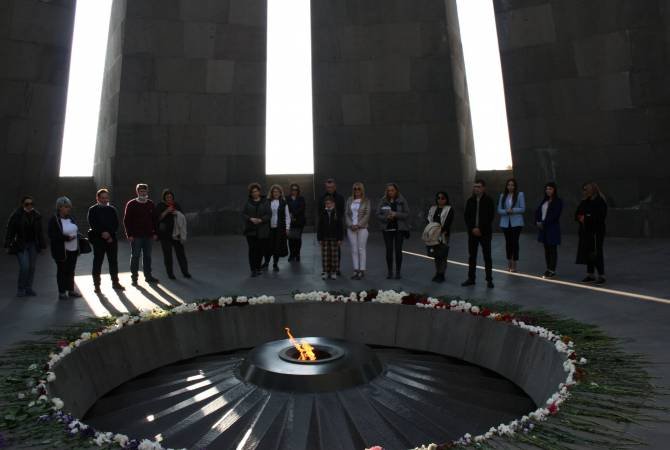 ՌԴ և Բելառուսի նոտարական պալատների ներկայացուցիչներն այցելել են Հայոց ցեղասպանության հուշահամալիր
