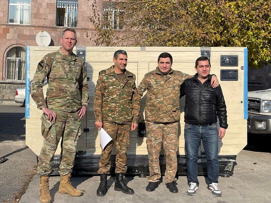 ԱՄՆ-ի դեսպանատունը 3 նոր գեներատոր է տրամադրել Հայաստանի ռազմաբժշկությանը