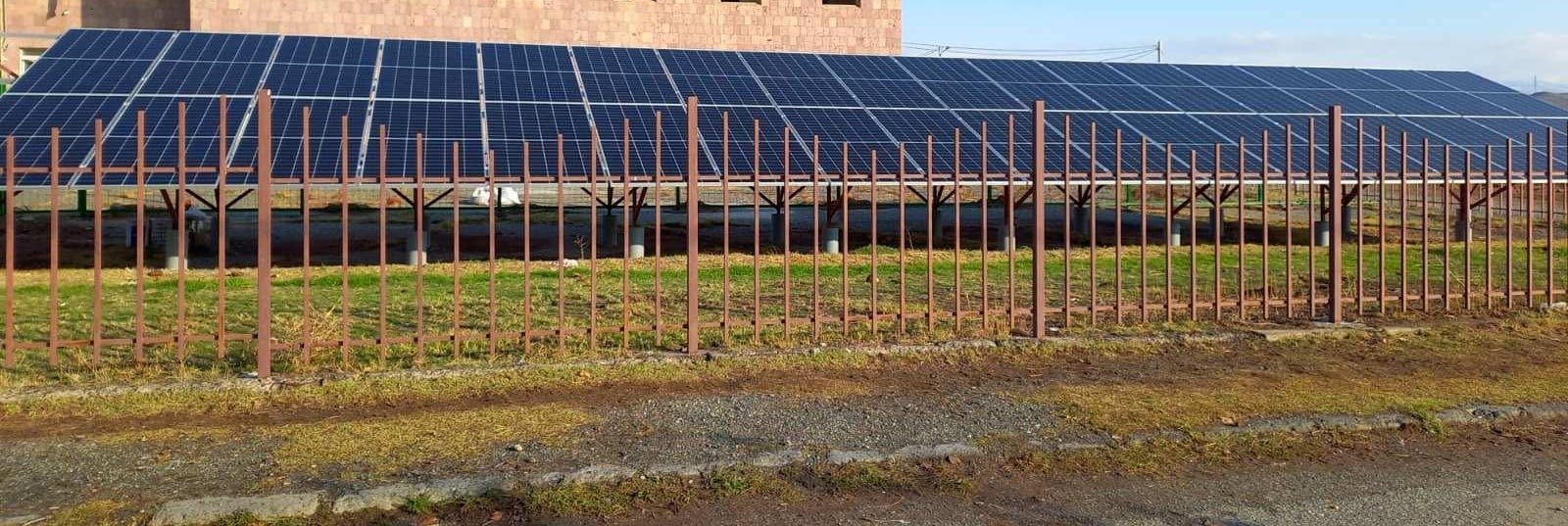 Աշտարակ համայնքի Նոր-Ամանոս բնակավայրի մանկապարտեզի կարիքների համար արևային ֆոտովոլտային կայան է տեղադրվել. ծրագրի համաֆինանսավորումն իրականացրել է ՀՀ կառավարությունը
