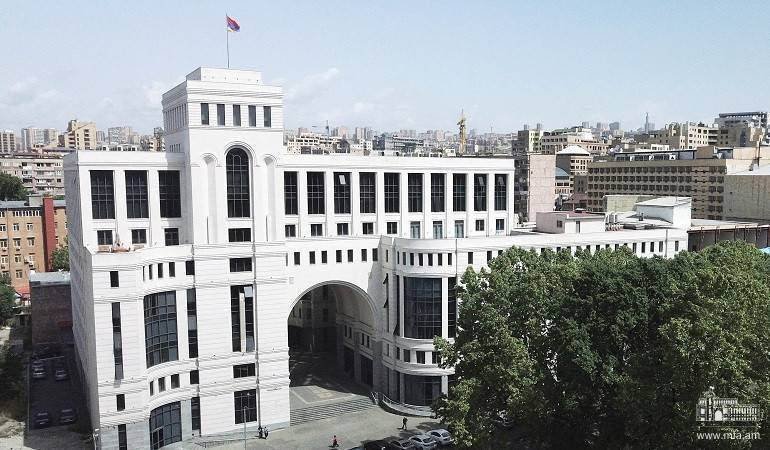 ԱԳՆ-ն՝ Հայաստանի և Թուրքիայի հատուկ ներկայացուցիչների հանդիպման վերաբերյալ