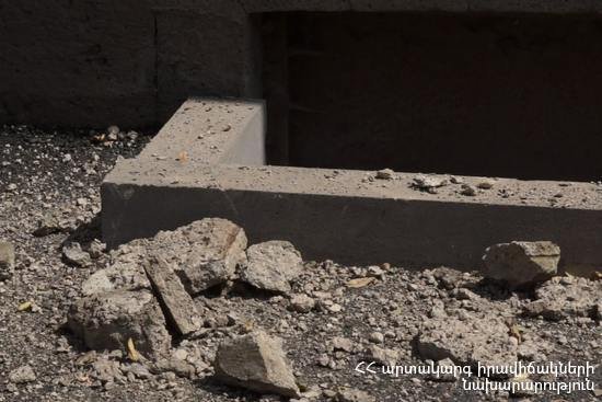 Երևանում և մարզերում երեկվա երկրաշարժից փլուզվել է շենքի պատշգամբ, քանդվել է պատ, քարեր են թափվել․ ԱԻՆ ՓԾ ստորաբաժանումների կողմից 9 դեպքով արձագանքում է իրականացվել