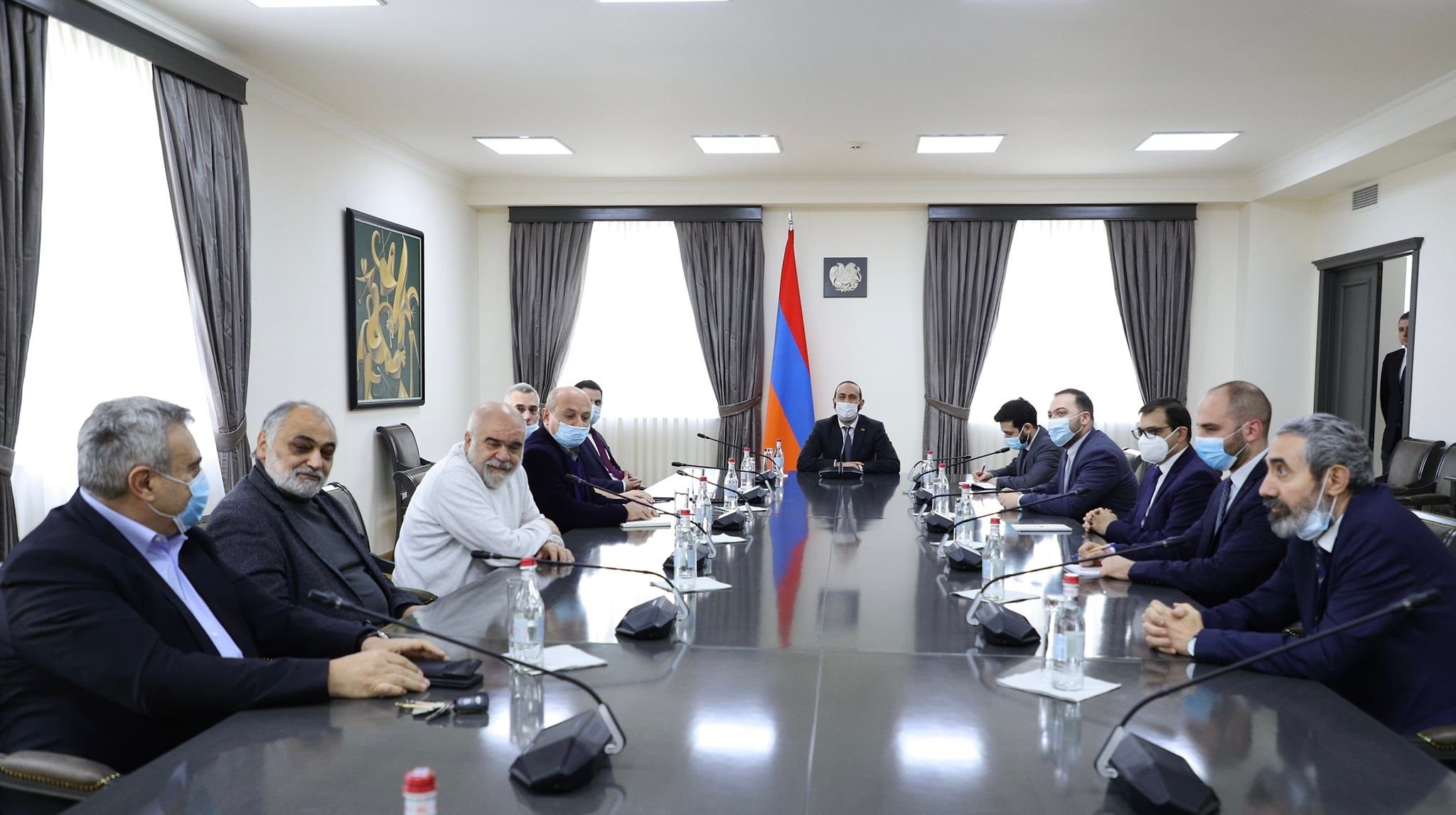 Արարատ Միրզոյանը հանդիպել է Հայաստան-Թուրքիա կարգավորման գործընթացում հատուկ ներկայացուցիչ Ռուբեն Ռուբինյանի և գիտական ու փորձագիտական հանրույթի ներկայացուցիչների հետ