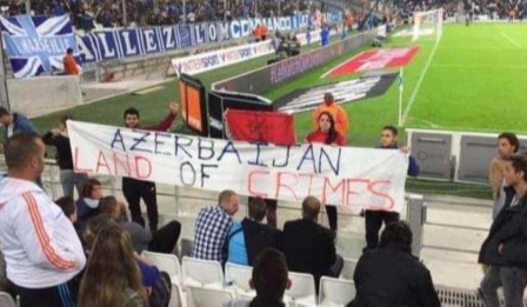 Ադրբեջան` հանցագործ երկիր. ակցիա ֆուտբոլի խաղին