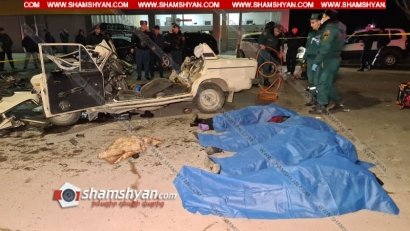 Խոշոր ու ողբերգական ավտովթար Աբովյան քաղաքի սկզբնամասում. կա 5 զոհ և վիրավոր․ shamshyan.com