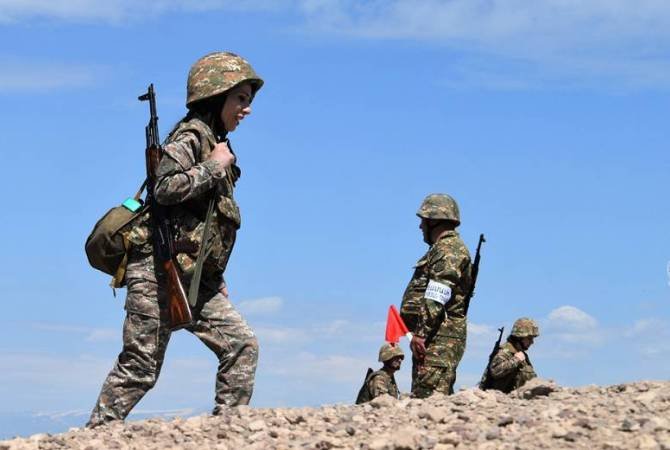 Հայաստանի զինված ուժերի կազմում ձևավորվել է կին զինծառայողներով համալրվող հրաձգային վաշտ