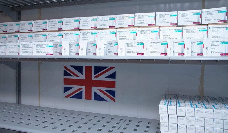 25 հազար դեղաչափ «ԱստրաԶենեկա»՝ Միացյալ Թագավորությունից