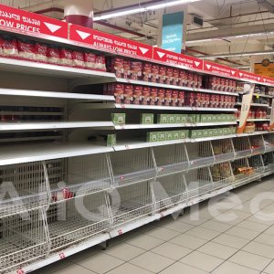 Վրաստանի շատ խանութներում շաքարավազի և ձեթի պաշարները սպառվել են