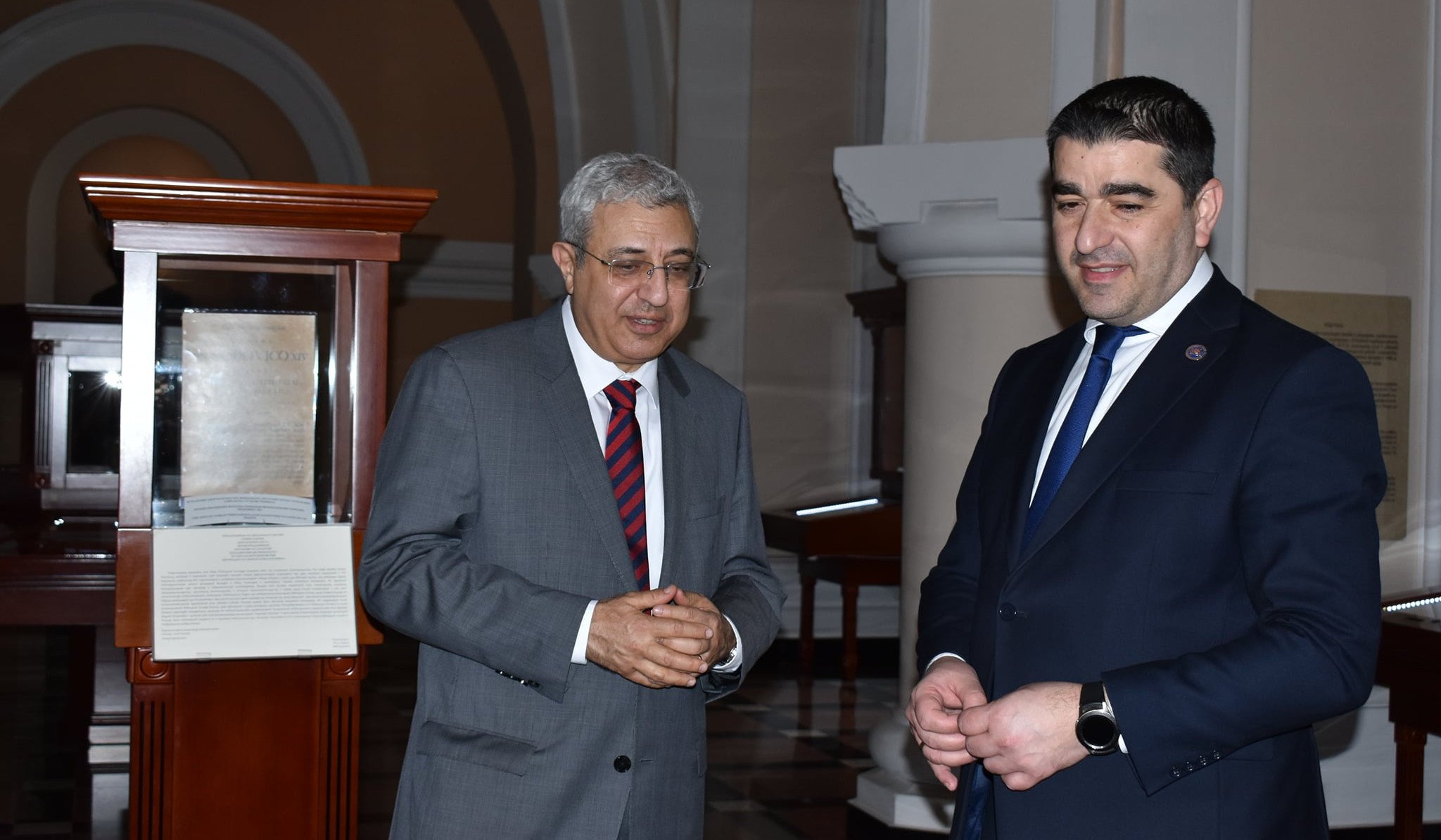 Վրաստանի խորհրդարանի նախագահի գլխավորած պատվիրակությունն այցելել է Մատենադարան