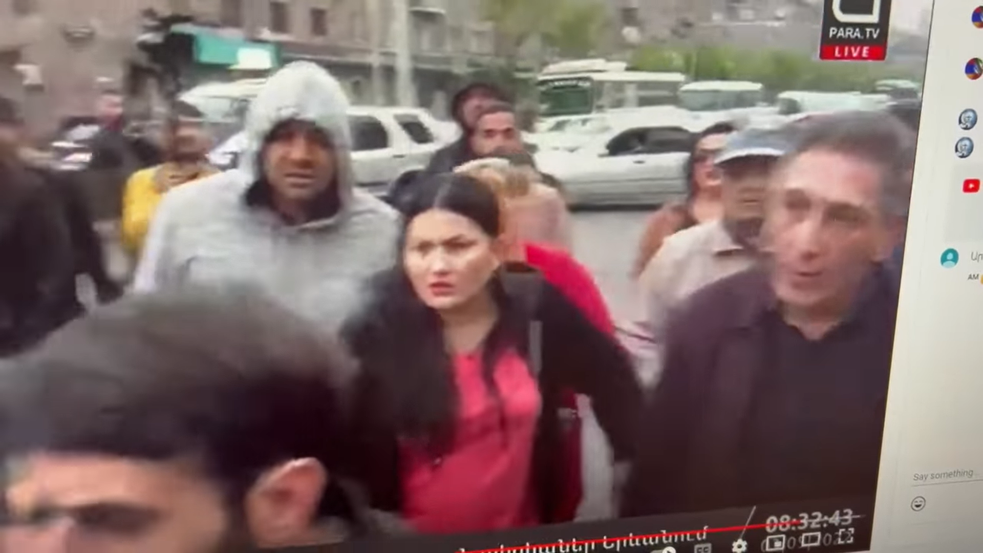 Զայրացած քաղաքացիները ամոթանք են տալիս Քոչարյանի փողոց փակած որդուն և նրա մի քանի ընկերներին. տեսանյութ