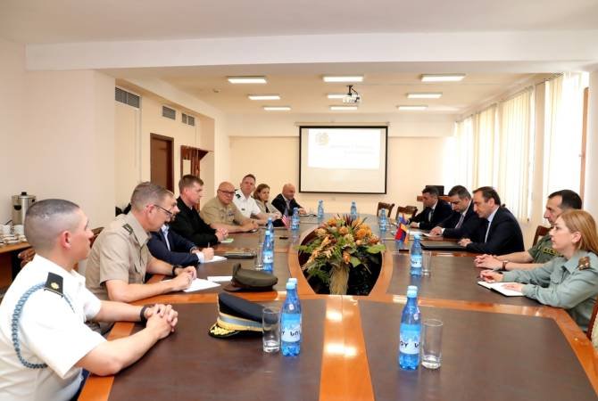 ՀՀ ՊՆ և ԱՄՆ Եվրոպական հրամանատարության պաշտոնյաները քննարկել են համագործակցության և տարածաշրջանի անվտանգության հարցեր