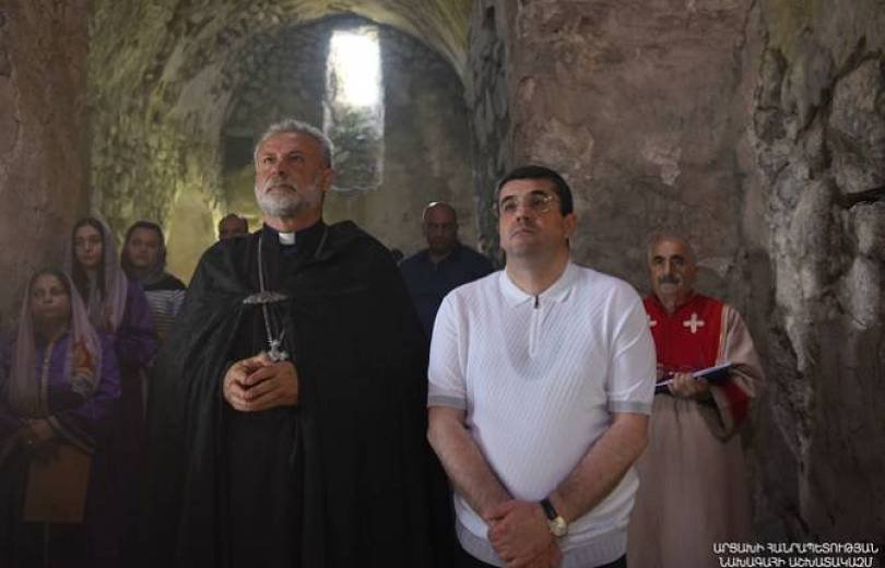 Արցախի կառավարությունը կաջակցի Հակոբավանքի վերականգնմանը. նախագահ Հարությունյանն այցելել է վանական համալիր