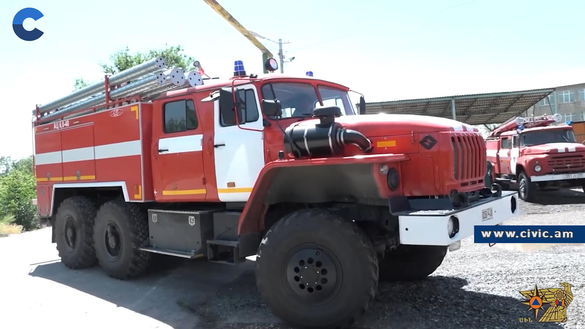 Վեդիի Հրշեջ-փրկարարական ջոկատը համալրվեց նոր ավտոմեքենայով․ տեսանյութ