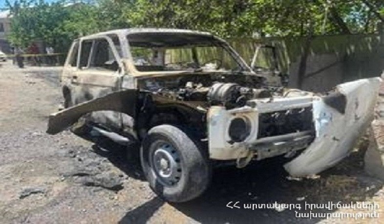 Փարաքարում «ՎԱԶ-2121» մակնիշի ավտոմեքենա է այրվել. վարորդը մահացել է