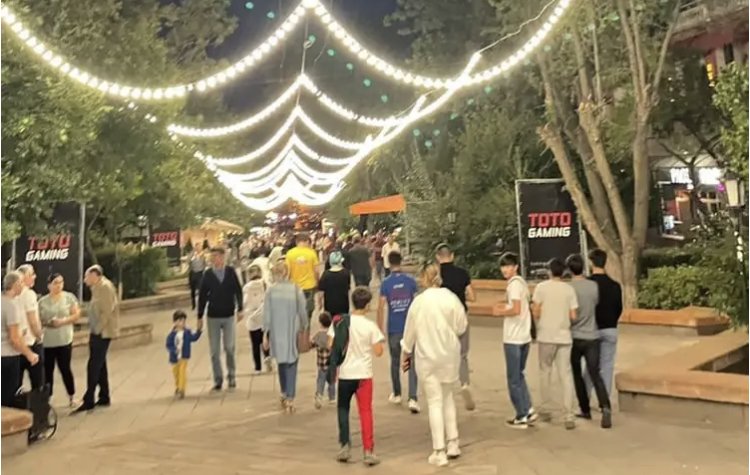 Գյումրիի Ռիժկովի ճեմափողոցում անցկացվել է լուսավորության նոր ցանց