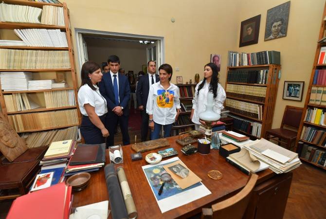 Աննա Հակոբյանն այցելել է Բյուրականի աստղադիտարան, արվեստի ակադեմիա, քննարկել գործարարության և կրթական ոլորտի հարցեր
