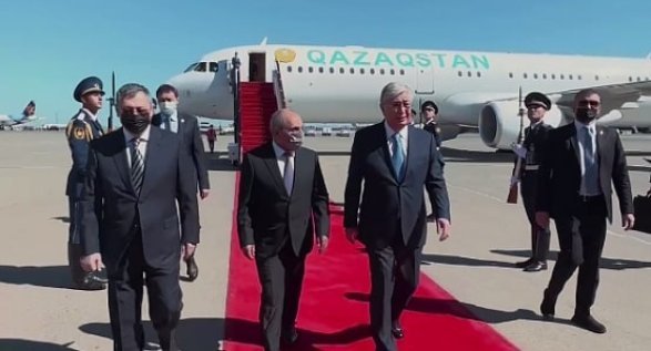 Ղազախստանի նախագահը այսօր պաշտոնական այցով ժամանել է Բաքու