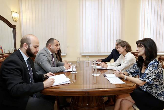 Սահմանադրական դատարանի նախագահն ու Երևանում Եվրոպայի խորհրդի գրասենյակը քննարկել են համագործակցության եզրերը