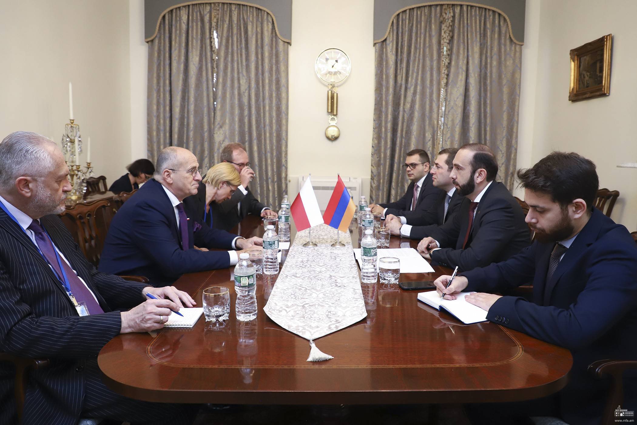 Հայաստանի և Լեհաստանի ԱԳ նախարարների հանդիպումը․ տեսանյութ