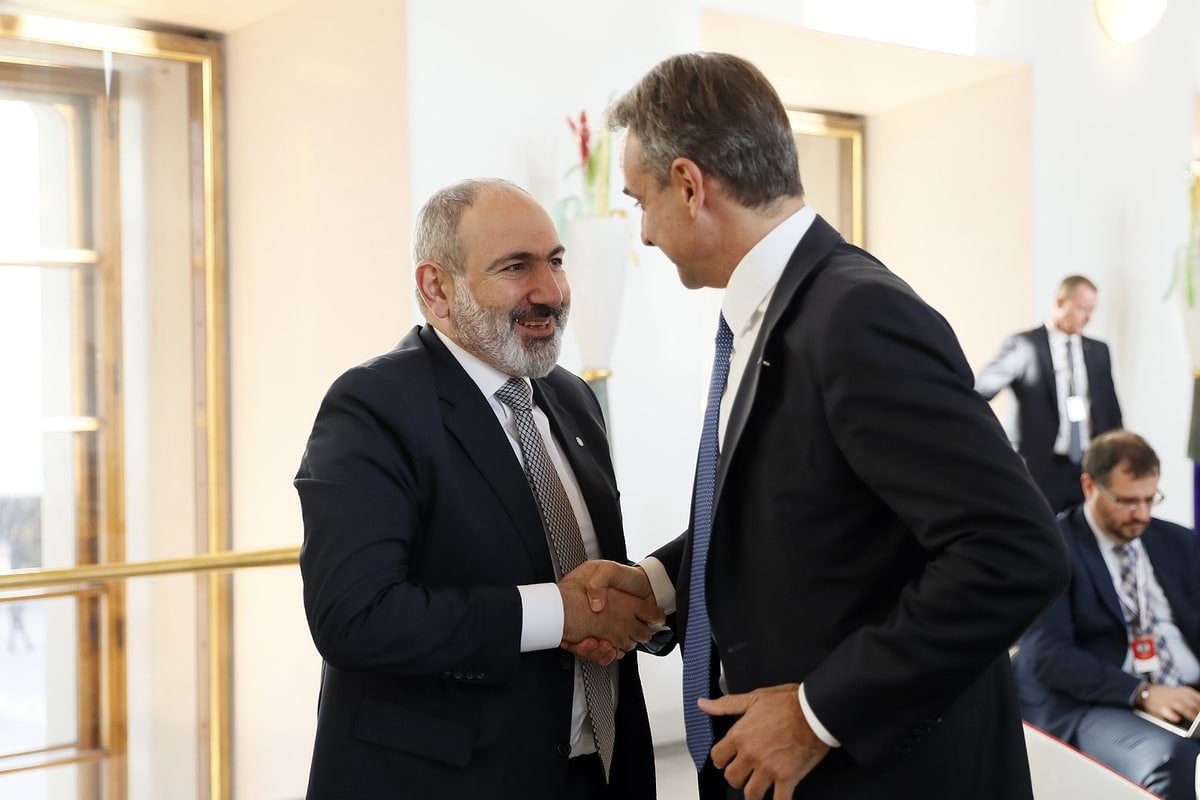 Պրահայում տեղի է ունեցել Հայաստանի և Հունաստանի վարչապետներ` Նիկոլ Փաշինյանի և Կիրիակոս Միցոտակիսի հանդիպումը