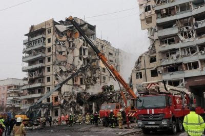 Դնեպրում շենքի վրա հրթիռային հարվածի հետևանքով ավերվել է ավելի քան 200 բնակարան