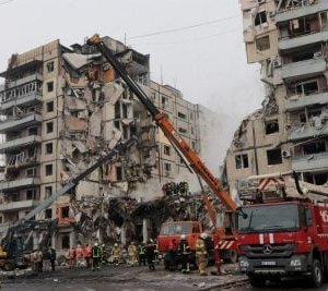 Դնեպրում շենքի վրա հրթիռային հարվածի հետևանքով ավերվել է ավելի քան 200 բնակարան