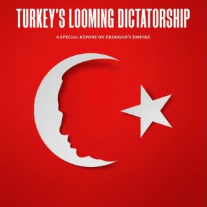 The Economist.«Թուրքիայի մոտեցող դիկտատուրան». կիսալուսինը՝ Էրդողանի դեմքով