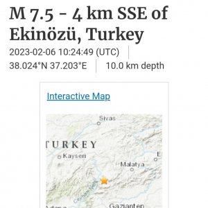 Նոր՝ 7,7 մագնիտուդ ուժգնությամբ երկրաշարժ Թուրքիայի Քահրամանմարաշ նահանգում. տեսանյութ