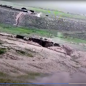 Ինչպես են ադրբեջանցիները կրակում ՊԲ դիրքերի ուղղությամբ (տեսանյութ)