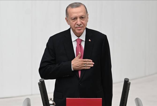 Էրդողանն Ազգային ժողովում երդվել և ստանձնել է Թուրքիայի նախագահի պաշտոնը