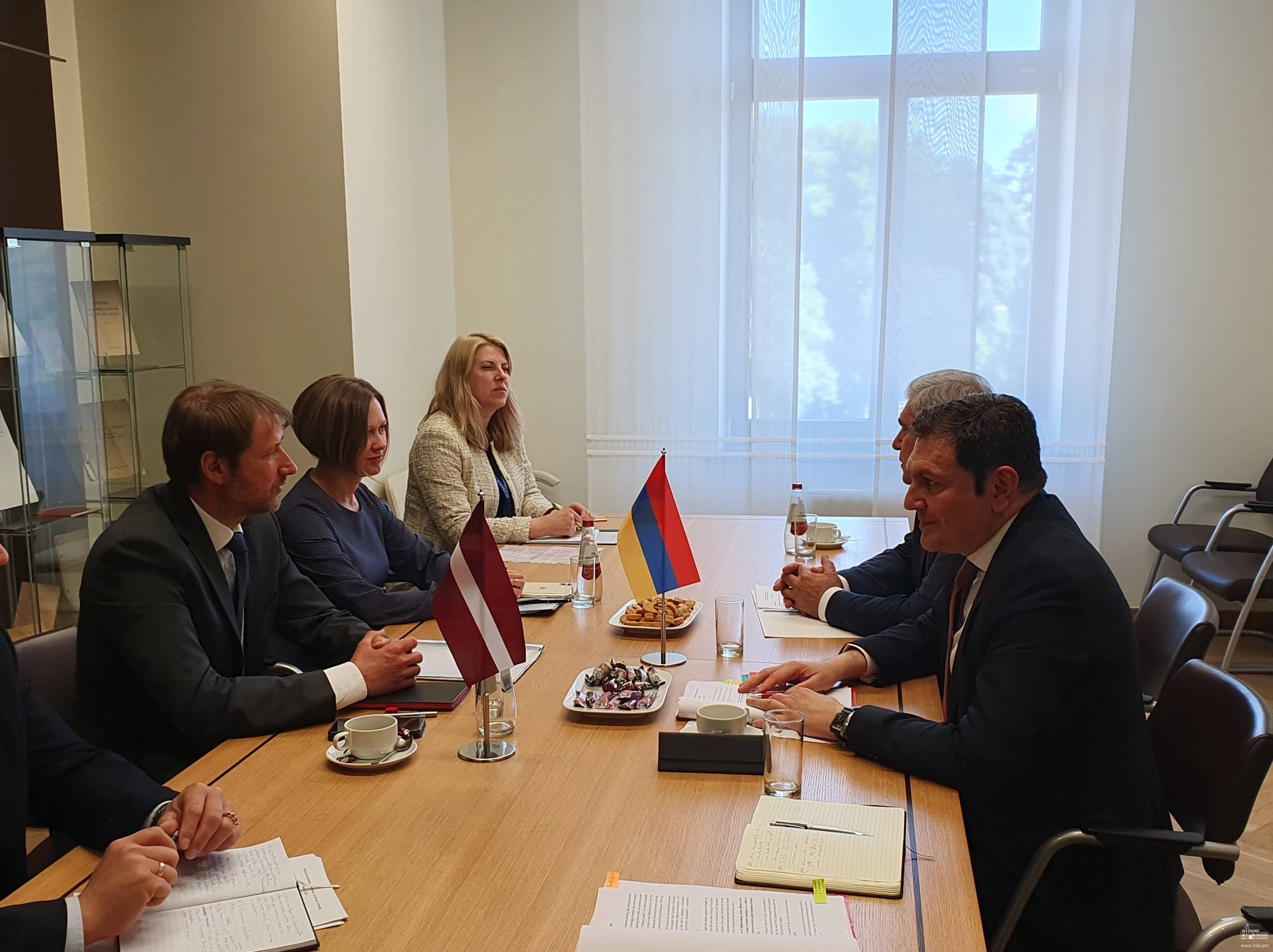 Քաղաքական խորհրդակցություններ են տեղի ունեցել Հայաստանի և Լատվիայի արտաքին գործերի նախարարությունների միջև