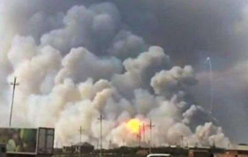 Ադրբեջանում գործարան է այրվում