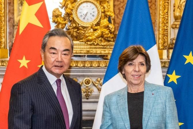 Ֆրանսիայի և Չինաստանի ԱԳ նախարարները քննարկել են իրավիճակը Լեռնային Ղարաբաղում