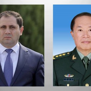 Սուրեն Պապիկյանը և ՉԺՀ ռազմական խորհրդի նախագահի տեղակալը քննարկել են պաշտպանության բնագավառում համագործակցության հարցեր