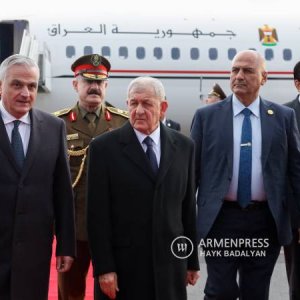 Իրաքի նախագահը ժամանեց Հայաստան
