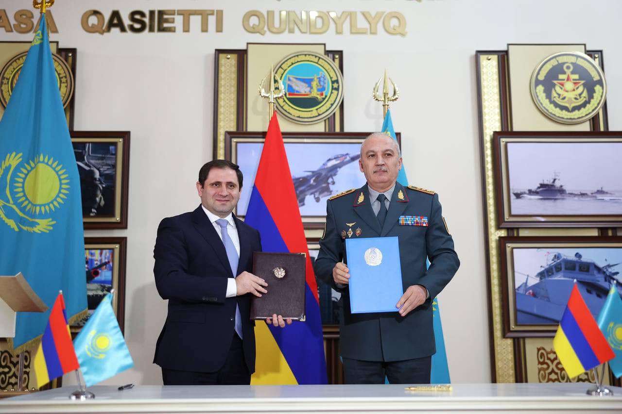 Հայաստանի և Ղազախստանի միջև ստորագրվել է պաշտպանական ոլորտում համագործակցության պլանը